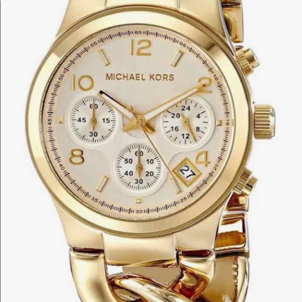 Women's Michael Kors gold tone watch